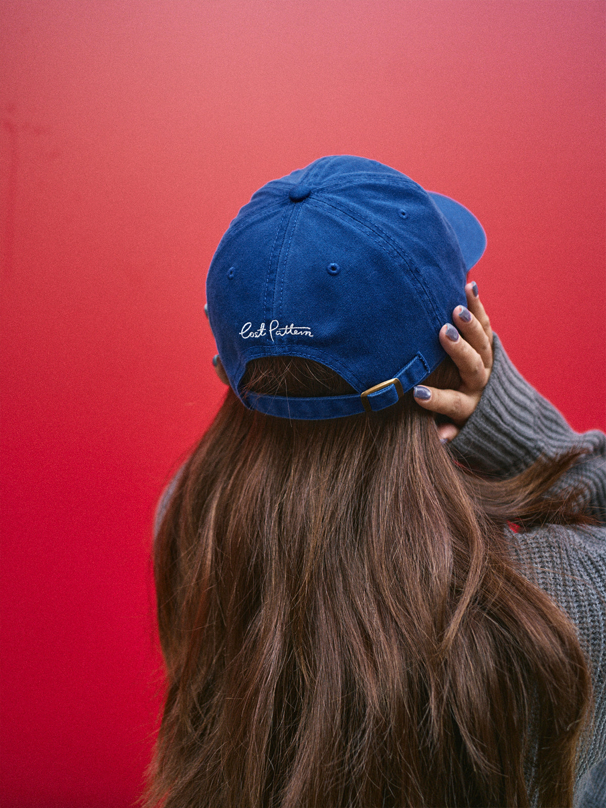 "Pan Pan" Baseball Cap - Royal Blue - Royal Blue - LOST PATTERN Hats