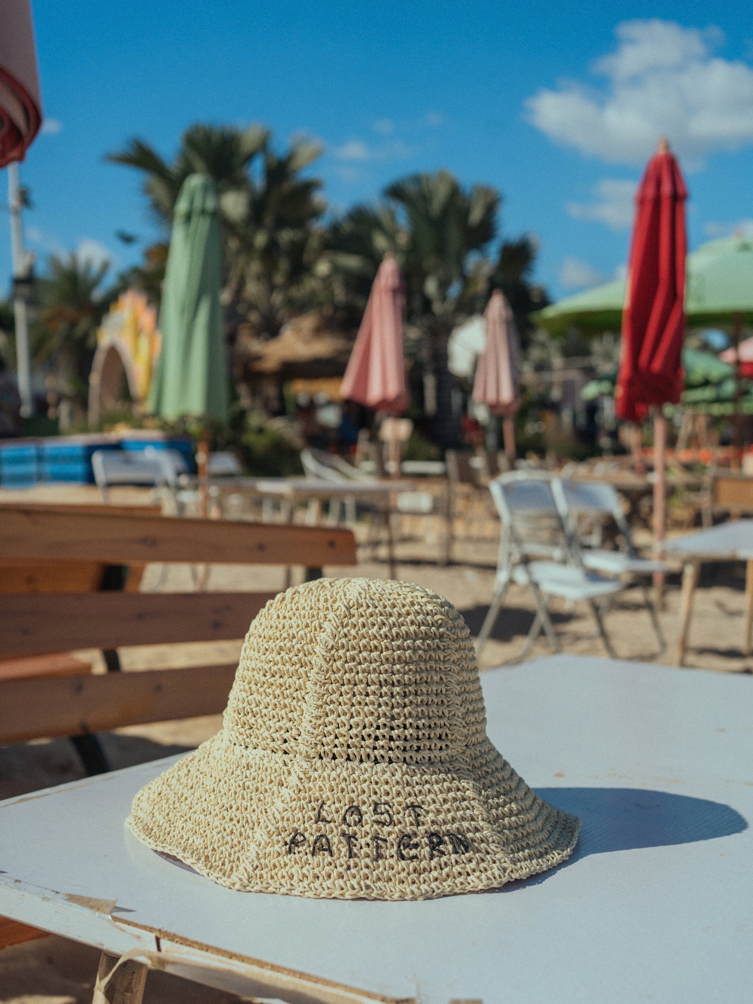 "Wanderlight" Packable Straw Hat - Khaki