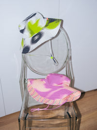 FRIDA x LOST PATTERN "Frida's Dream" Cotton Reversible Sun Hat - Pink