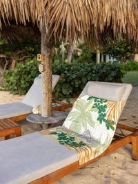 "Little Dix Bay" Silk Pocket Square & Large Silk Scarf Set