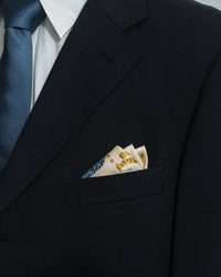 "Neon Tigers" Silk Pocket Square & Silk Bandana Scarf Set