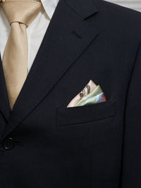 FRIDA X LOST PATTERN "Los Amores De Frida" Silk Pocket Square & Large Silk Scarf Set - Pastel