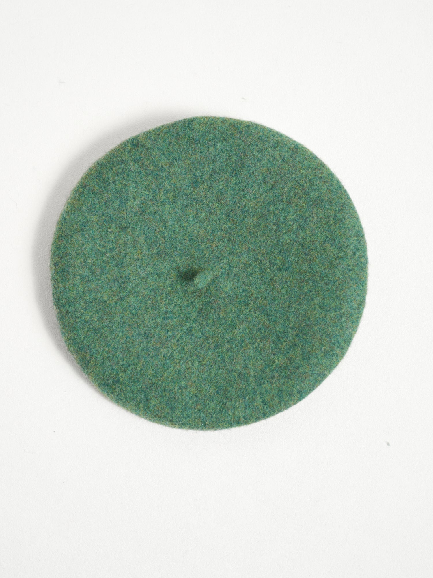 "Bon Chic" Wool Beret - Moss Green