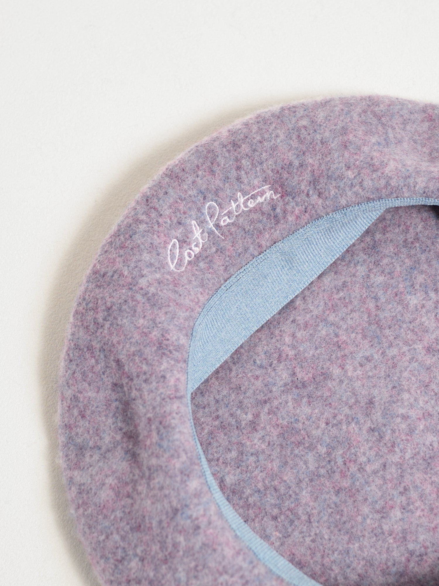 "Bon Chic" Wool Beret - Mauve