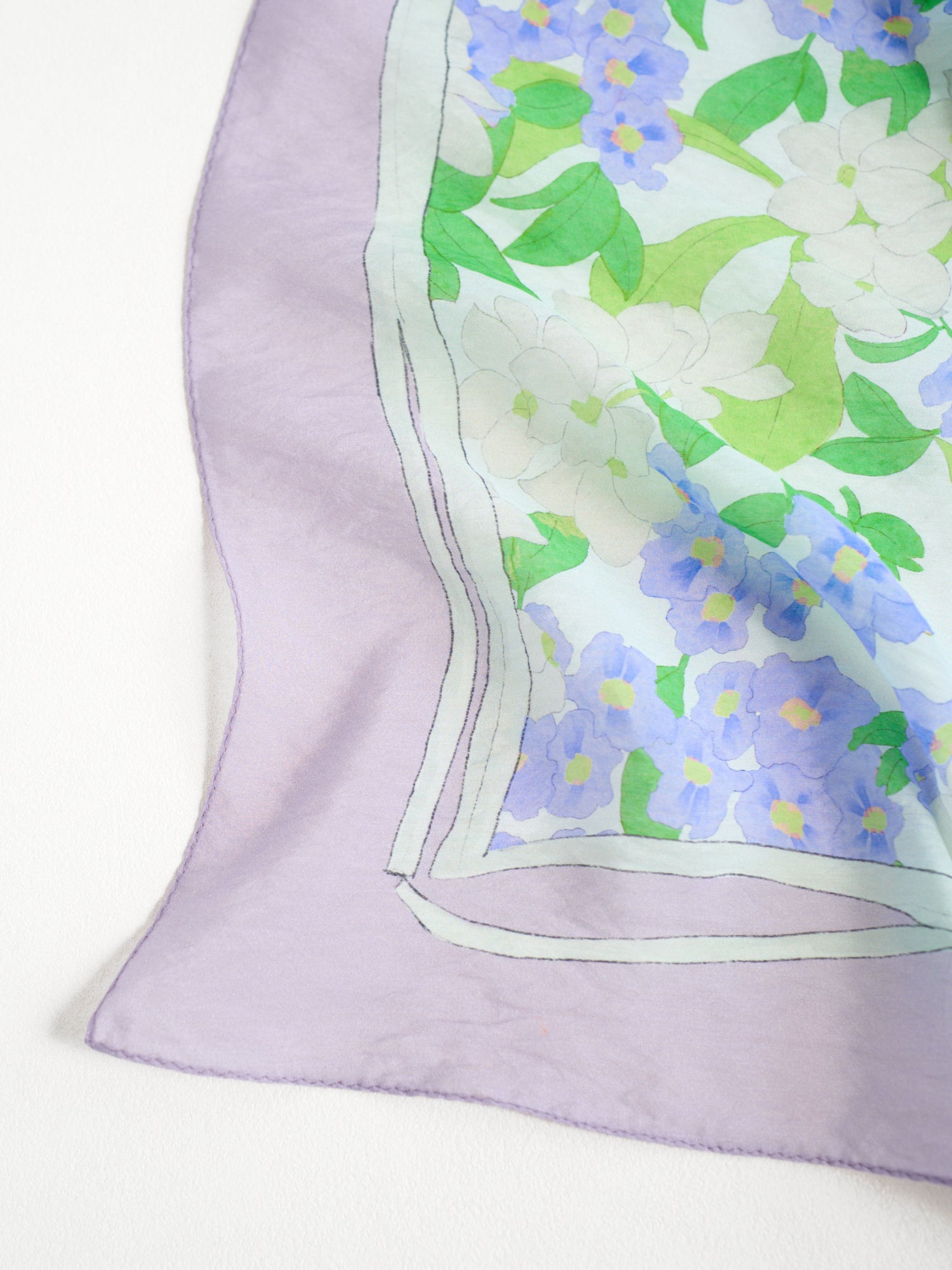 "Rosebay" Beach Sarong Wrap  - Green & Purple