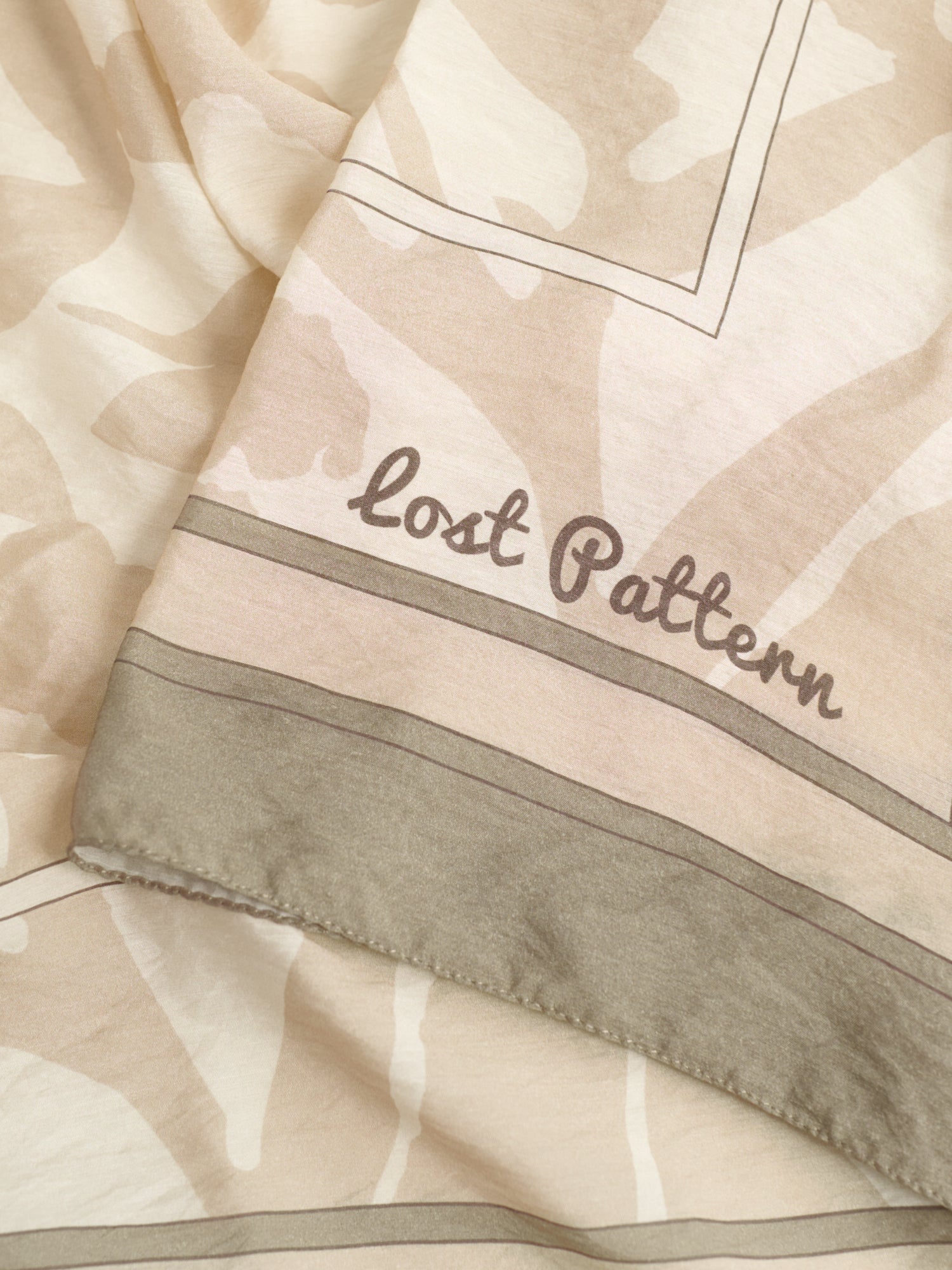 "Rosebay" Beach Sarong Wrap  - Khaki