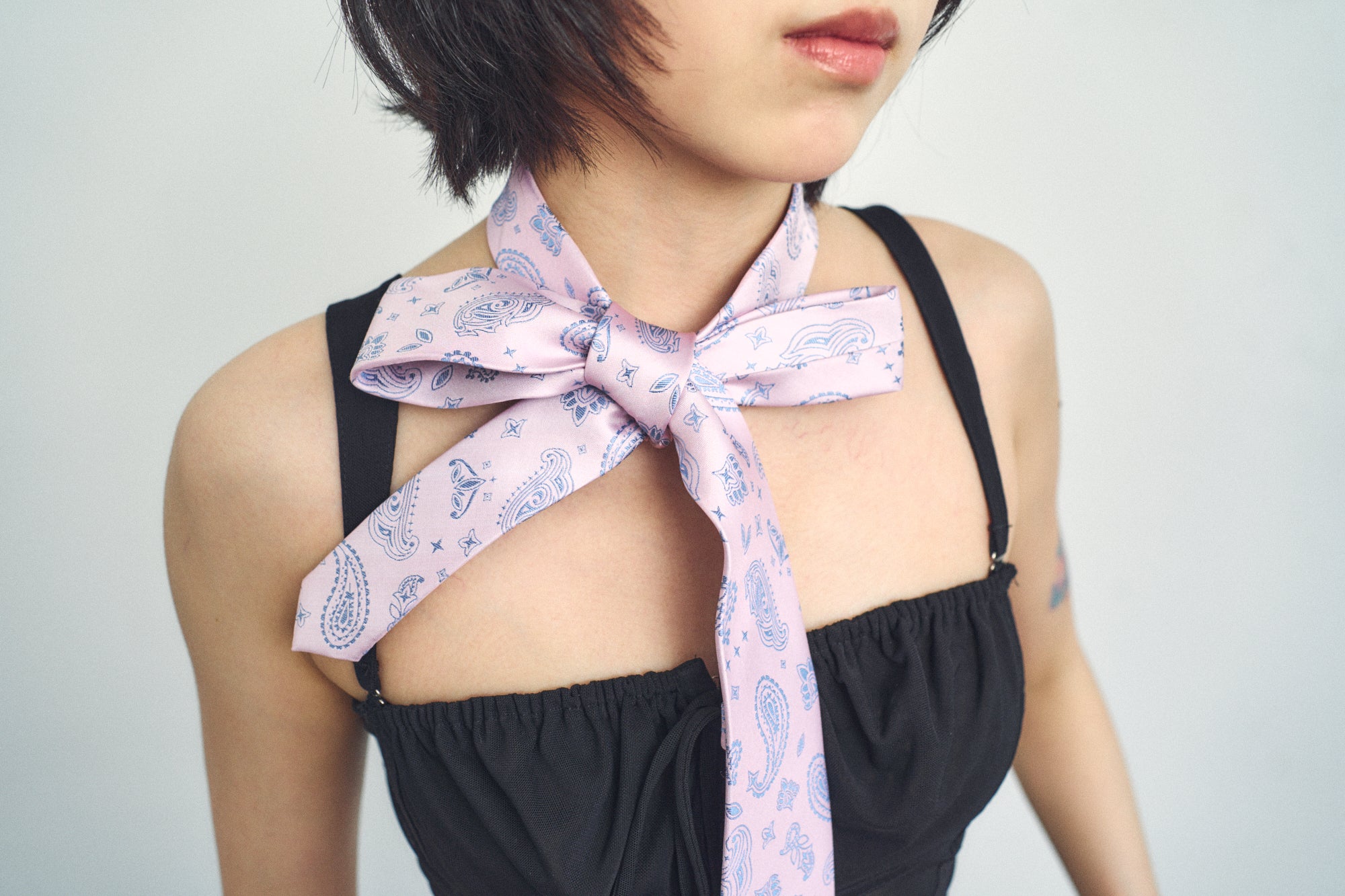 “Paisley" Silk Jacquard Tie - Pink