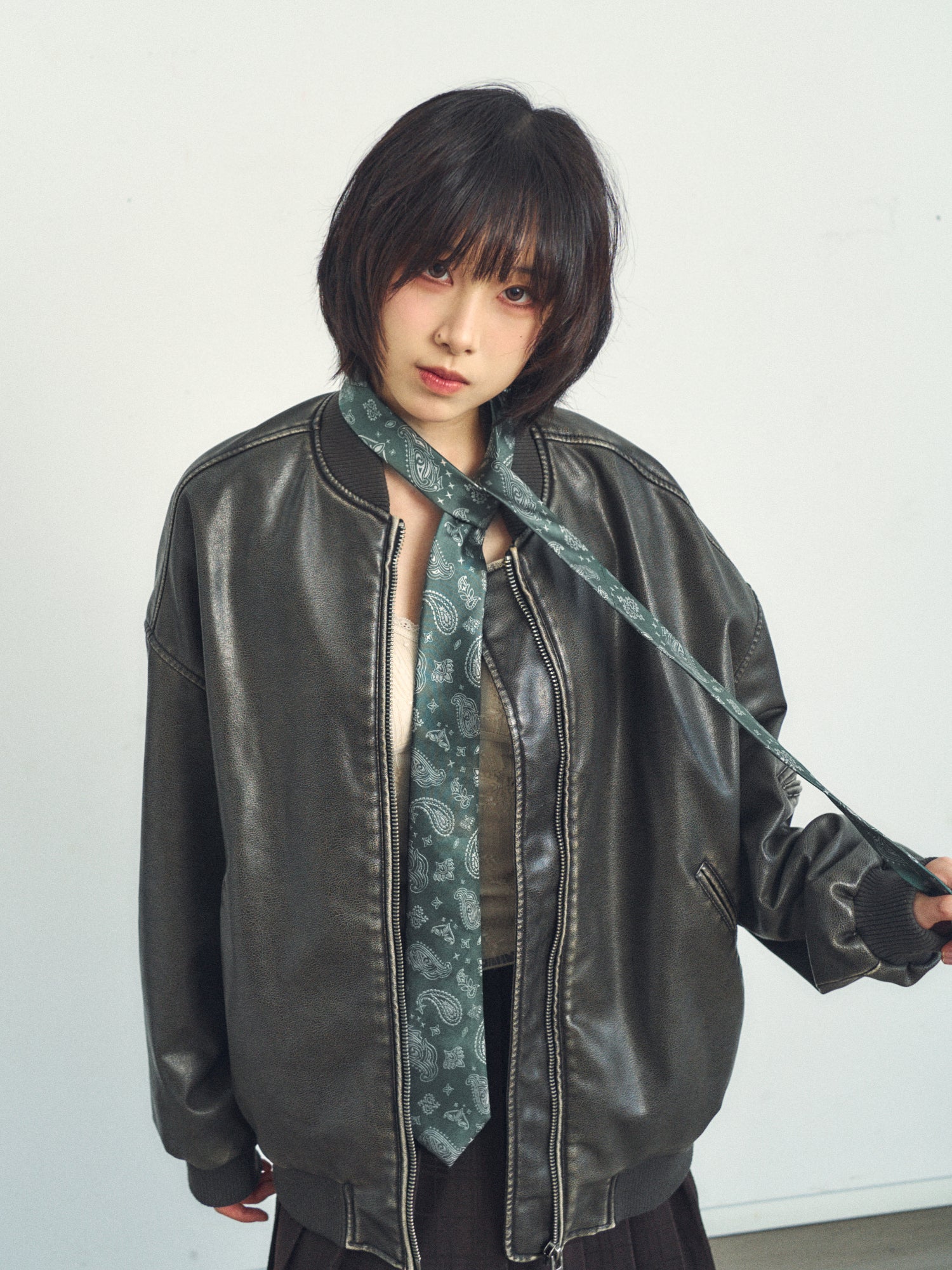 “Paisley" Silk Jacquard Tie - Green