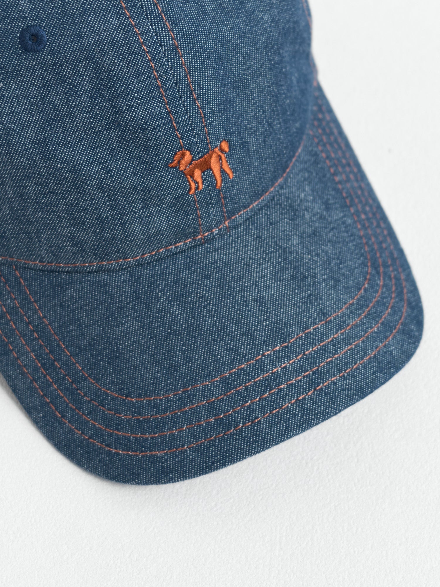 "Pan Pan" Vintage Denim Baseball Cap
