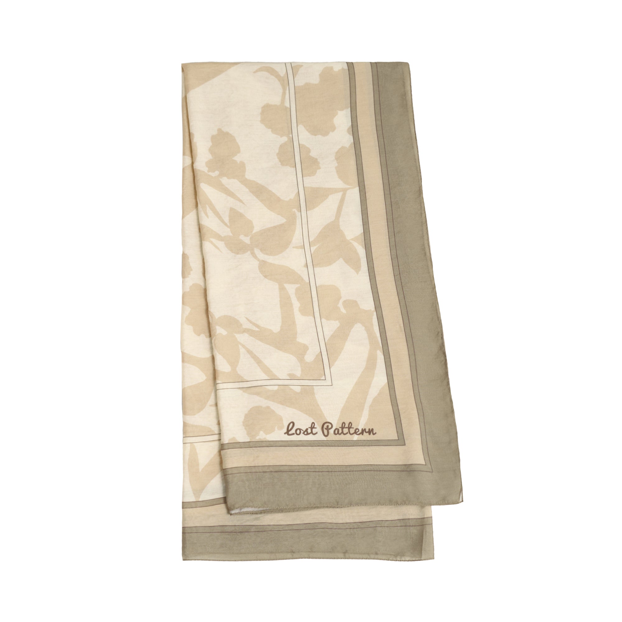 "Rosebay" Beach Sarong Wrap  - Khaki