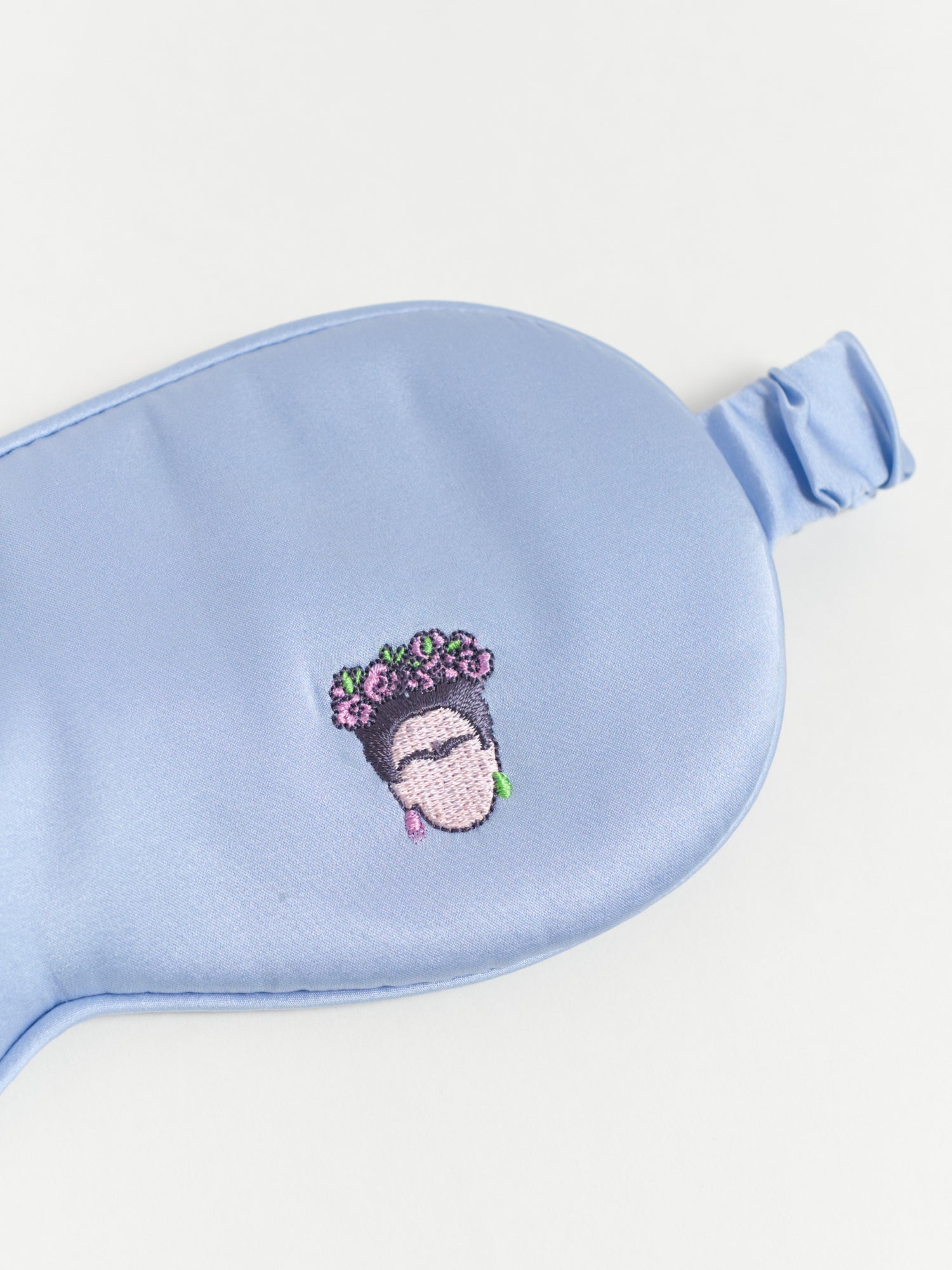 "Frida" Silk Sleep Eye Mask - Blue