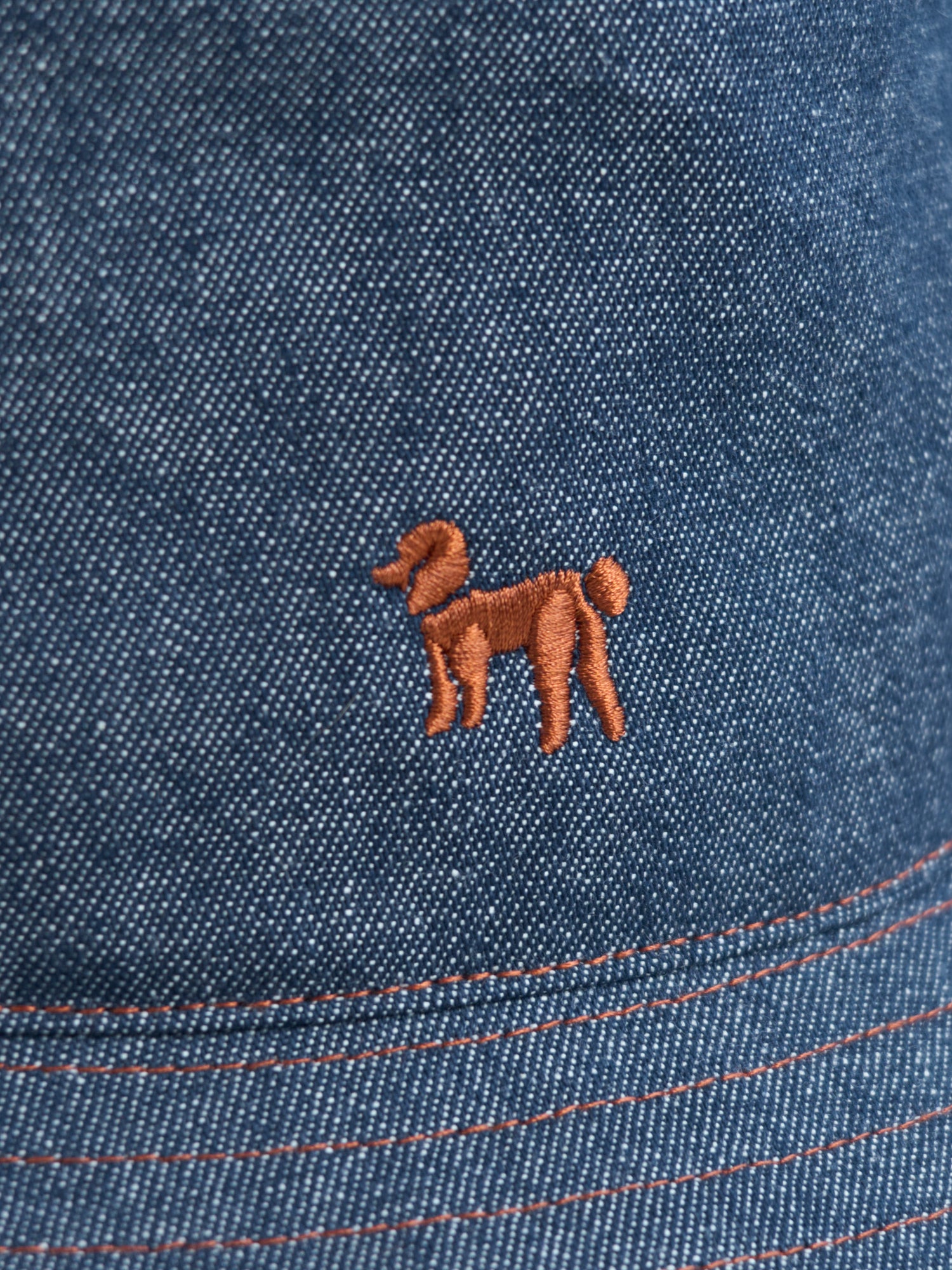 "Pan Pan” Vintage Denim Bucket Hat