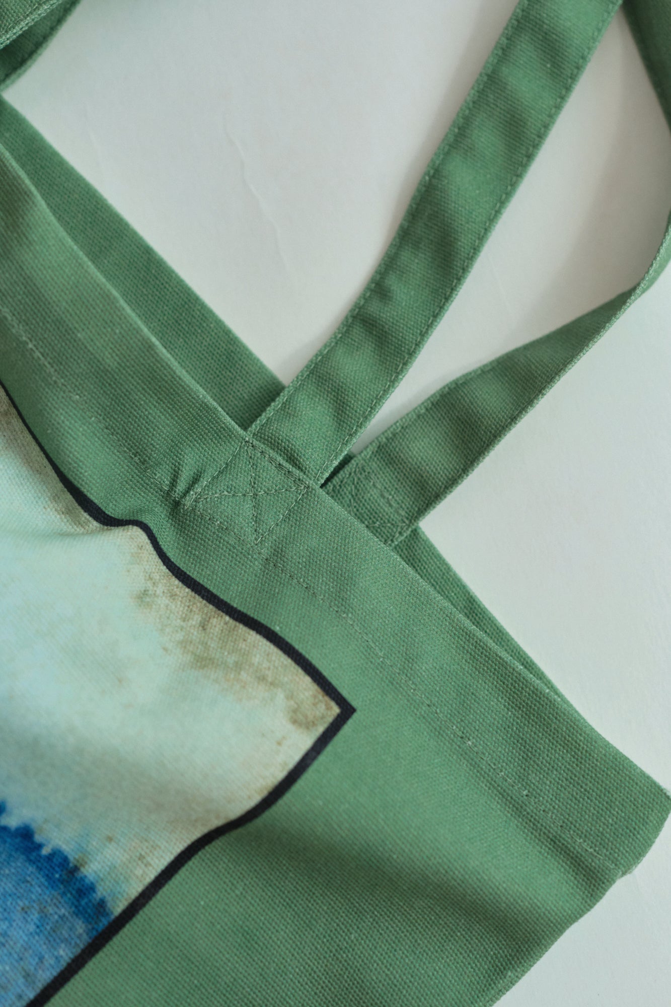 "El Bookhead" Cotton Tote Bag - Green