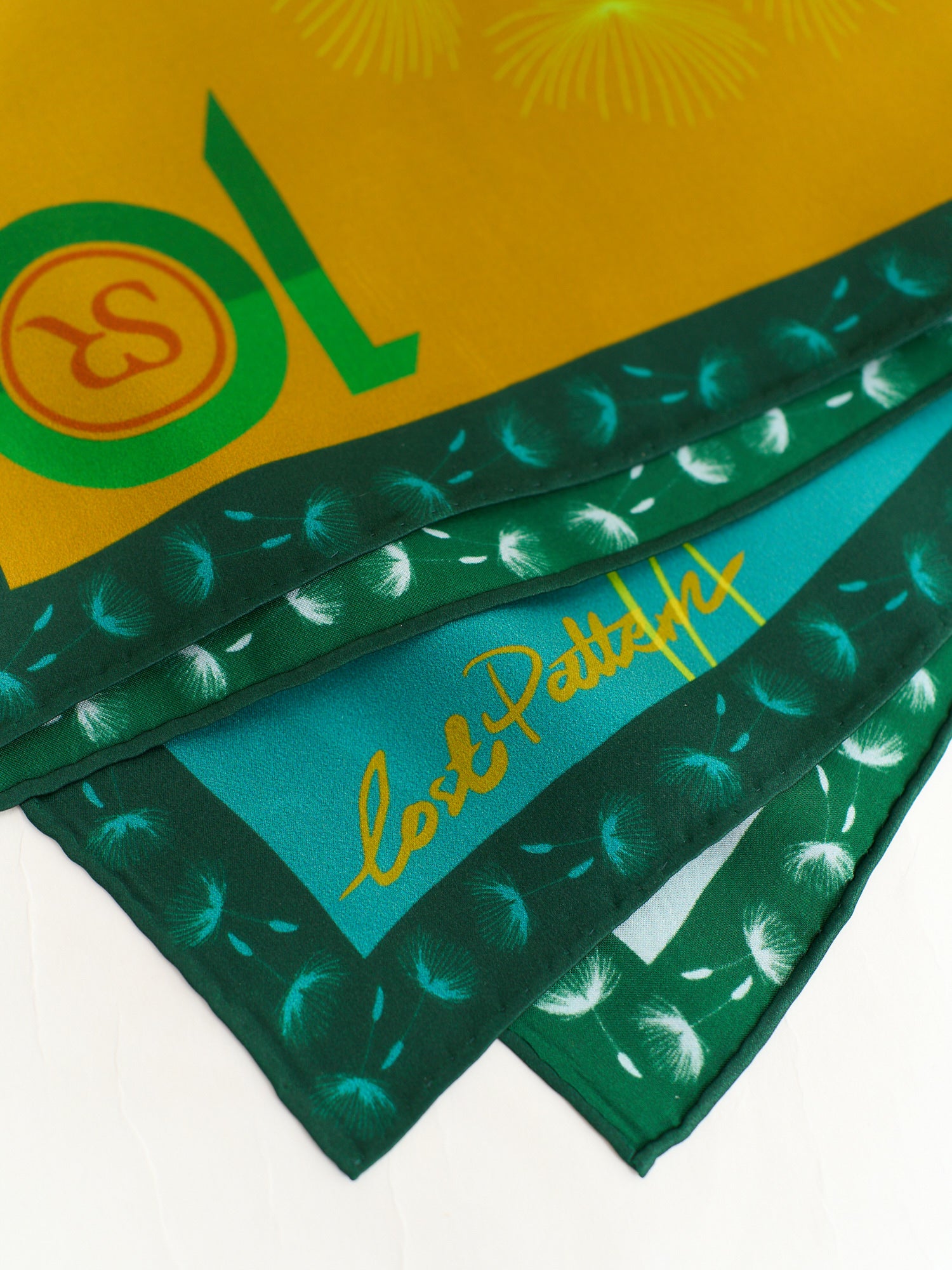 "The Trophy" Silk Scarf for Socially Relevant Film Festival NY - LOST PATTERN Silk Square Scarf