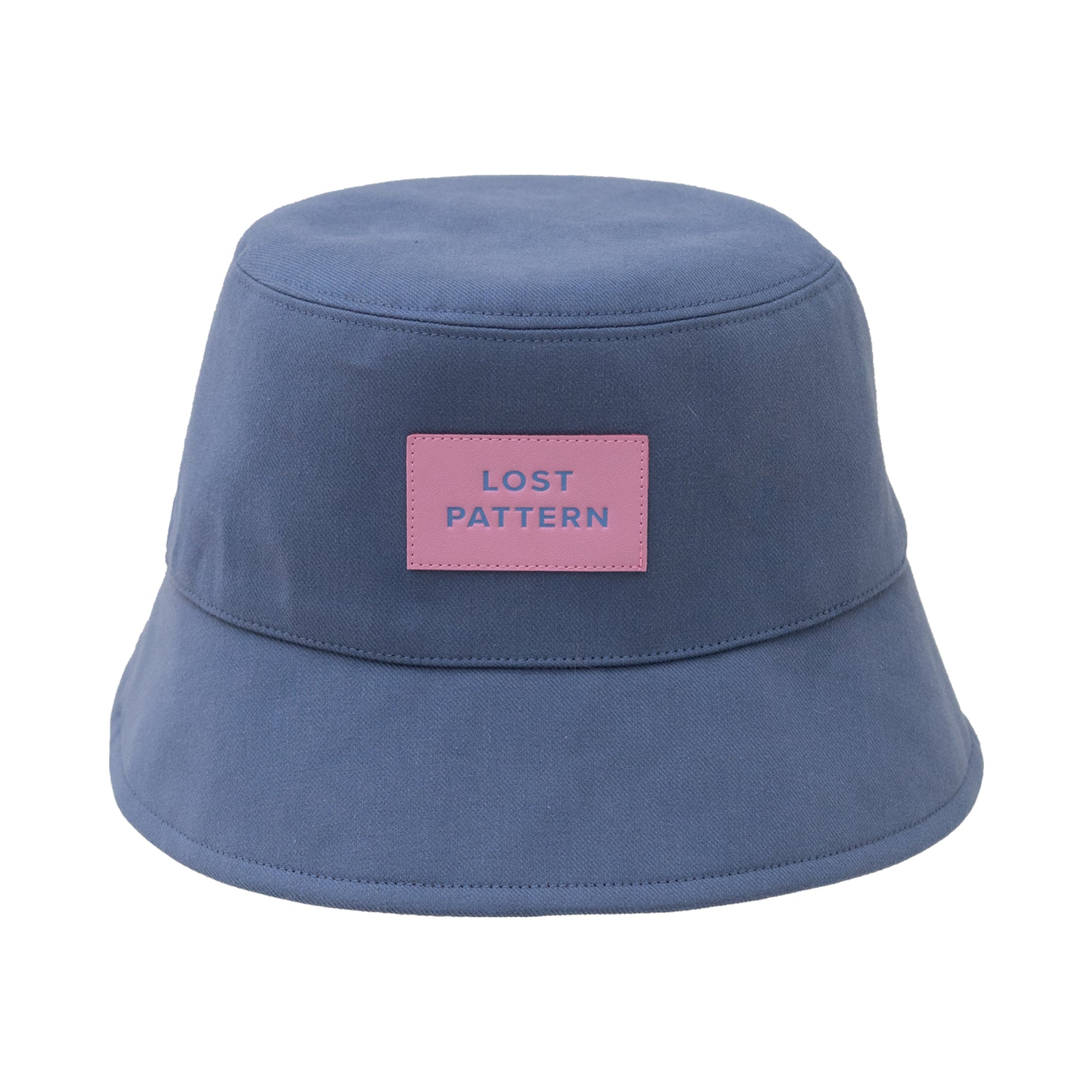 "Forest" Cotton Reversible Bucket Hat - Blue - Blue - LOST PATTERN Hats