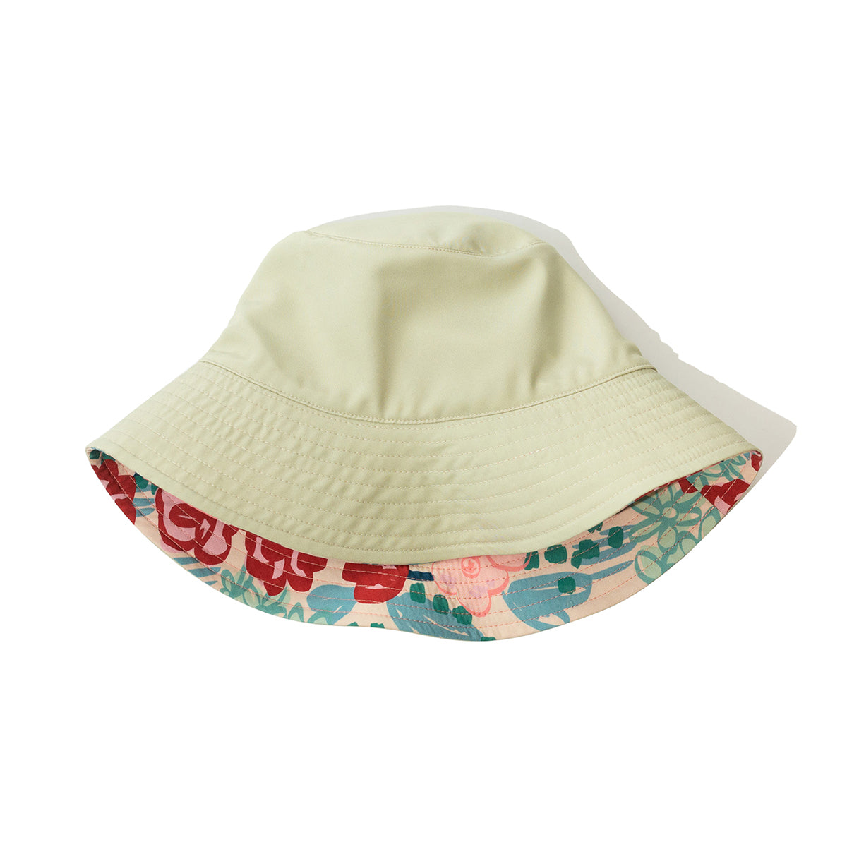 "Garden Chic" Reversible Floral Bucket Hat - LOST PATTERN Hats