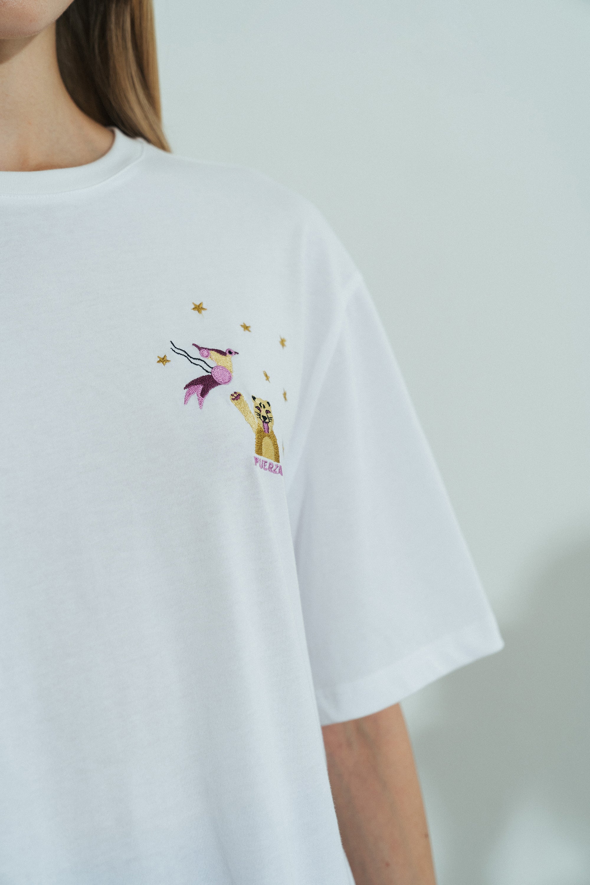 Shantall Lacayo x Lost Pattern Embroidery T-shirt - LOST PATTERN Shirt