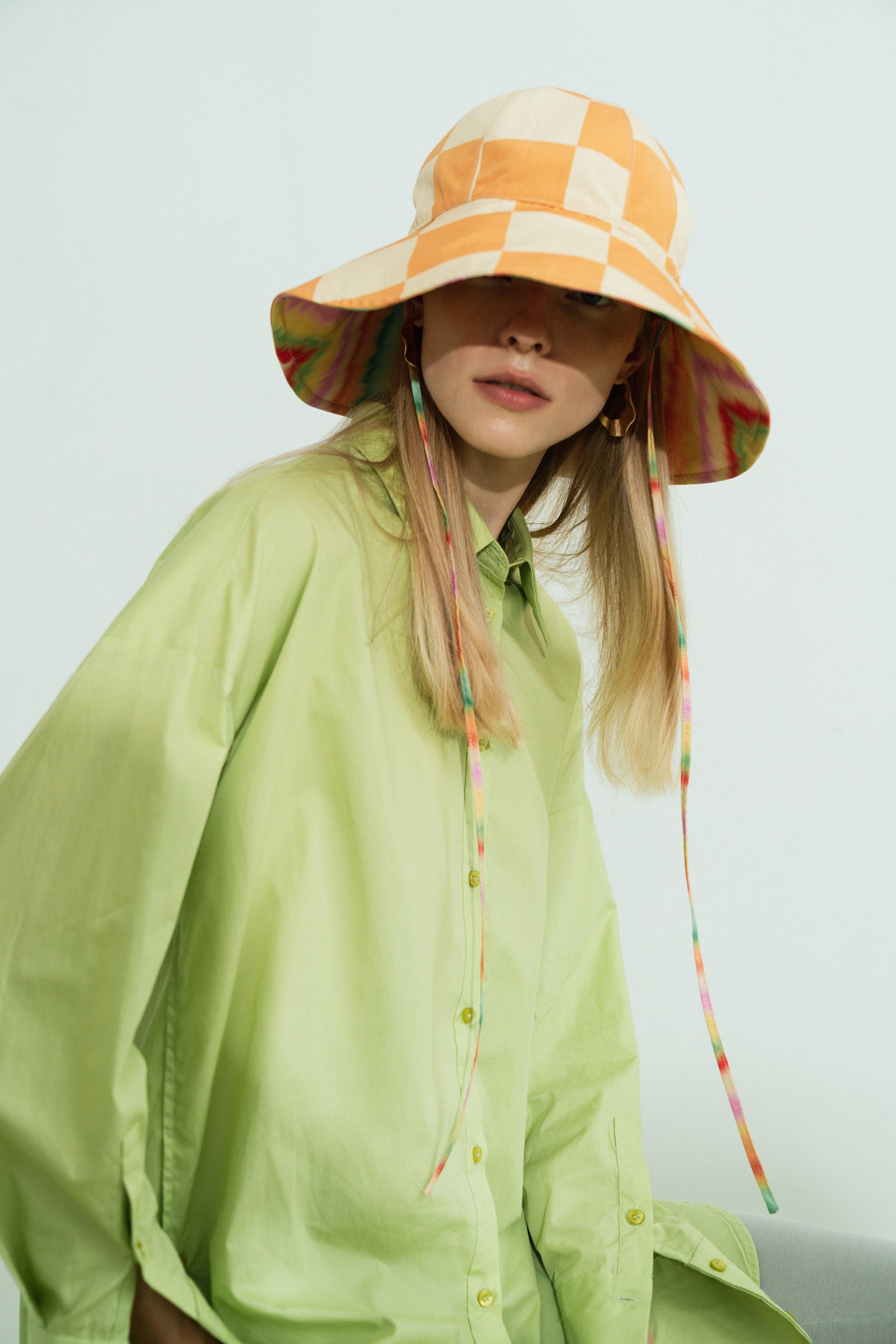 "Day Dream" Reversible Sun Hat - Rainbow - LOST PATTERN Hats