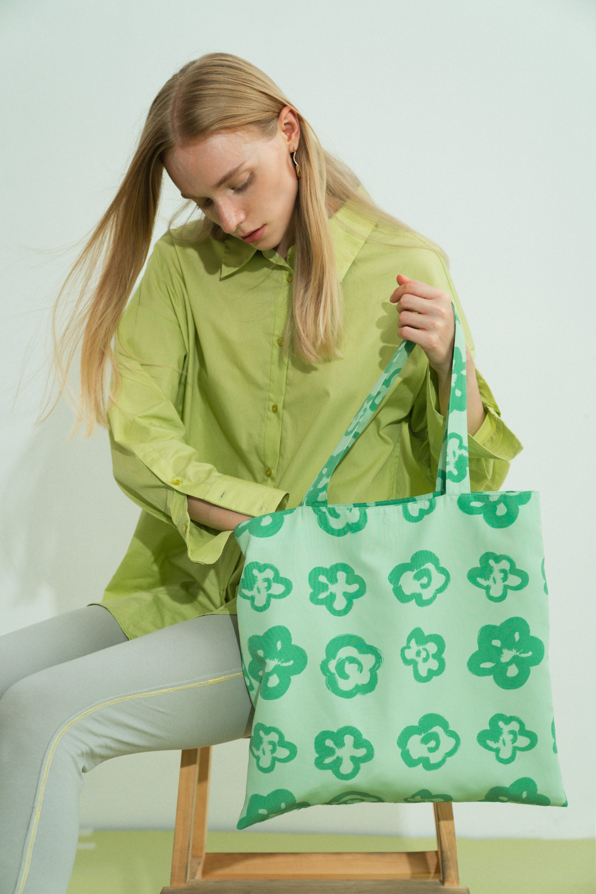 "Day Dream" Tote Bag - Summer Green