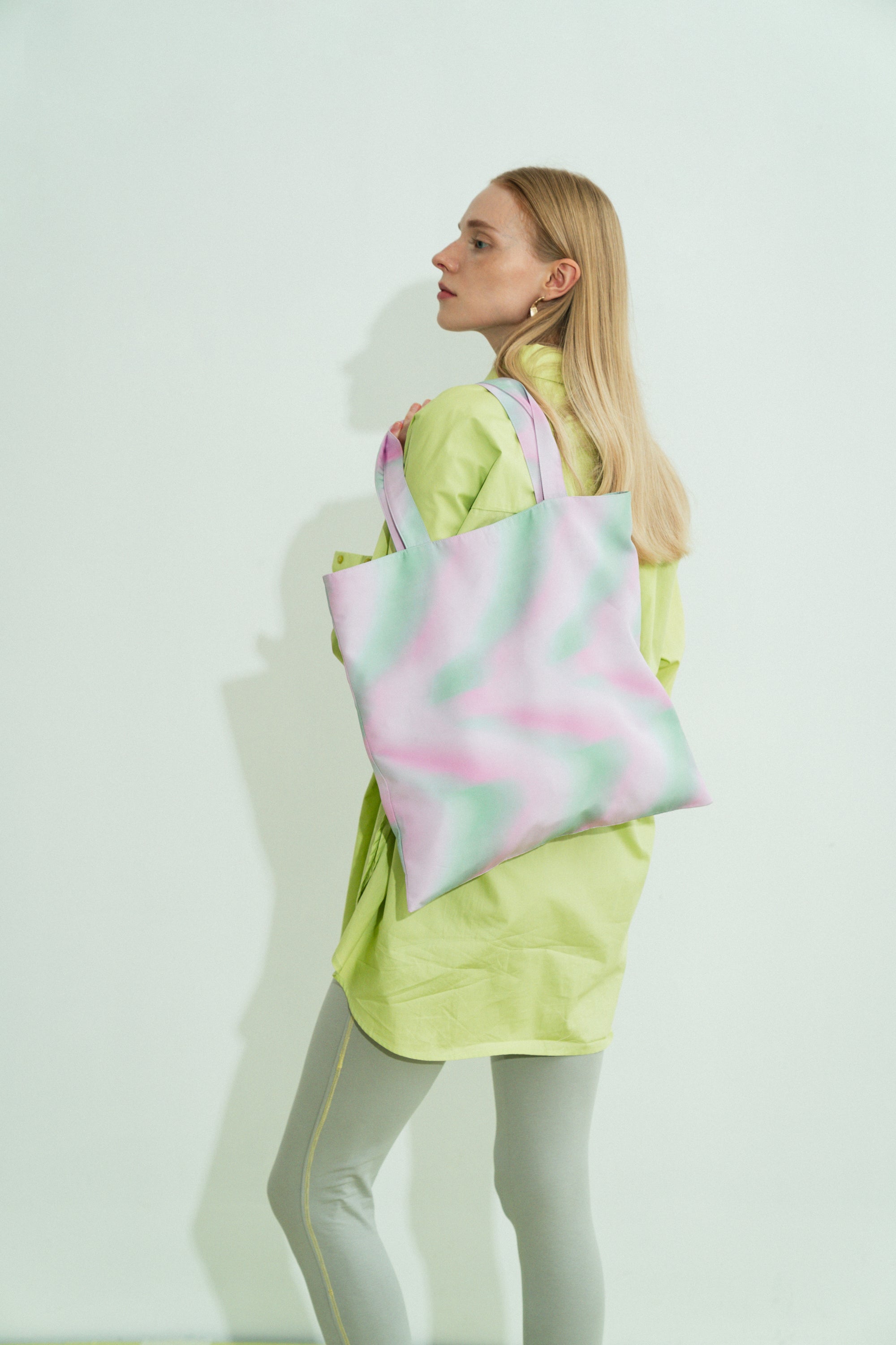 "Day Dream" Tote Bag - Pink Waves - LOST PATTERN Tote Bag