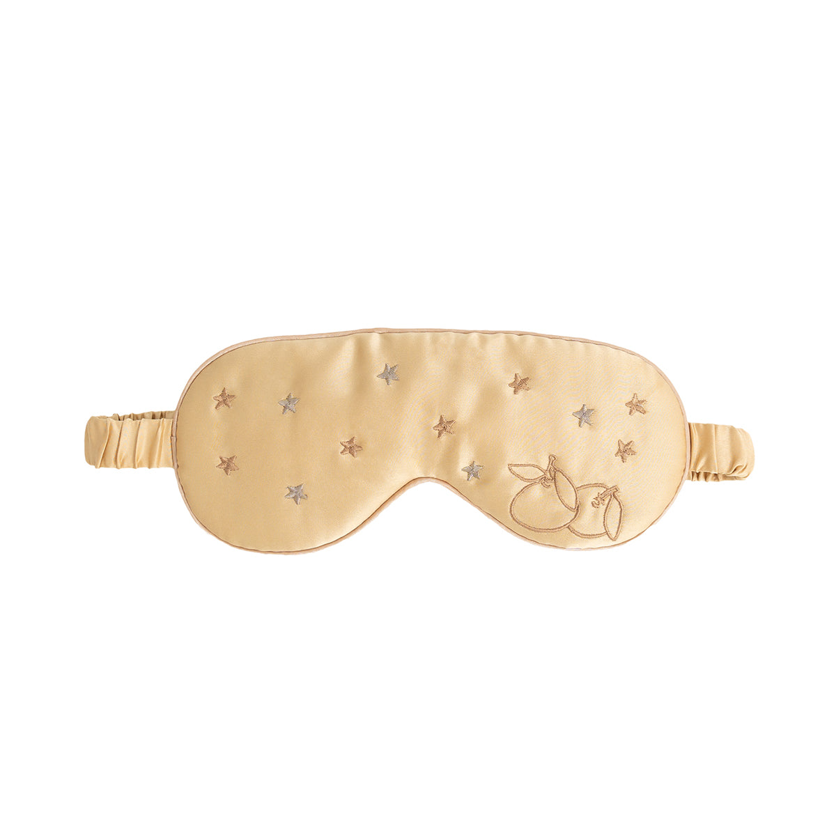 "Starry Night" Silk Sleep Eye Mask - Gold - LOST PATTERN Eye Masks