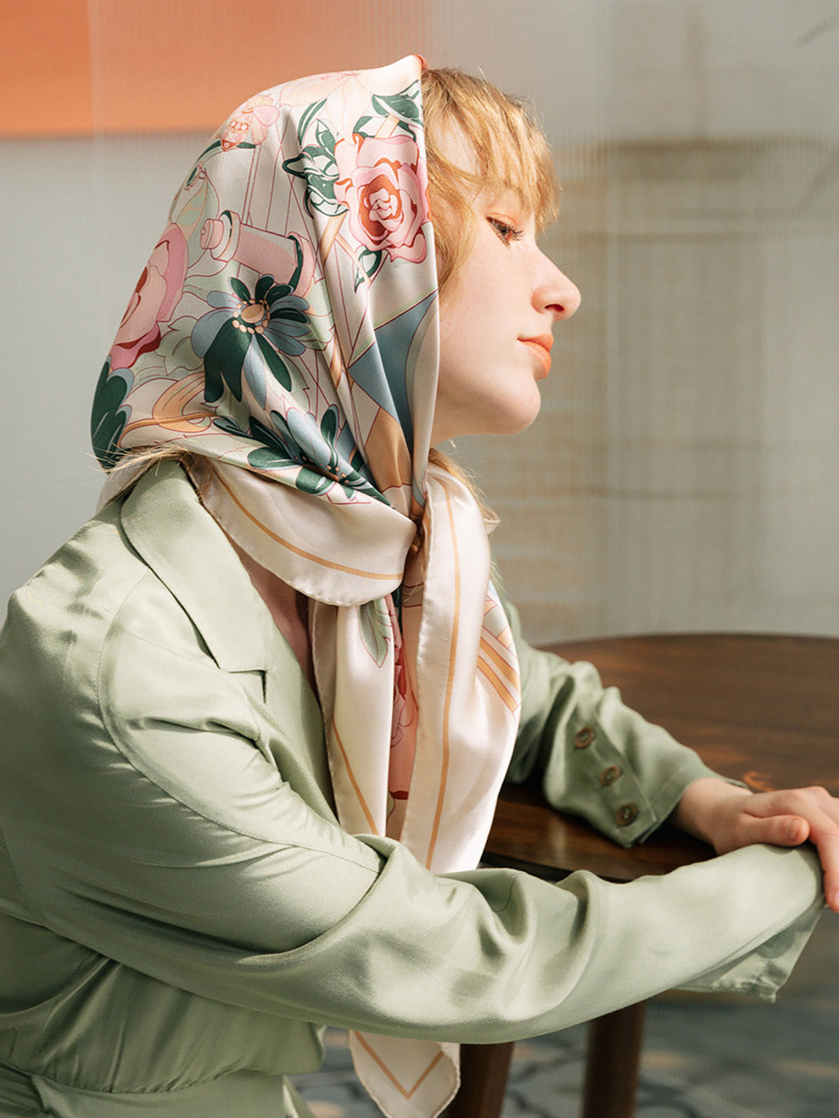 Rectangular Scarf How To Tie Head Scarves Square Silk Scarf How To