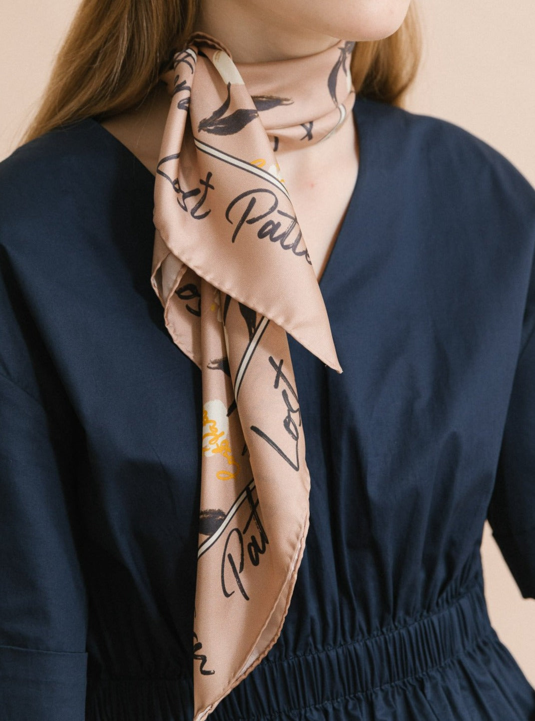 How To Wear A Square Lv Scarf