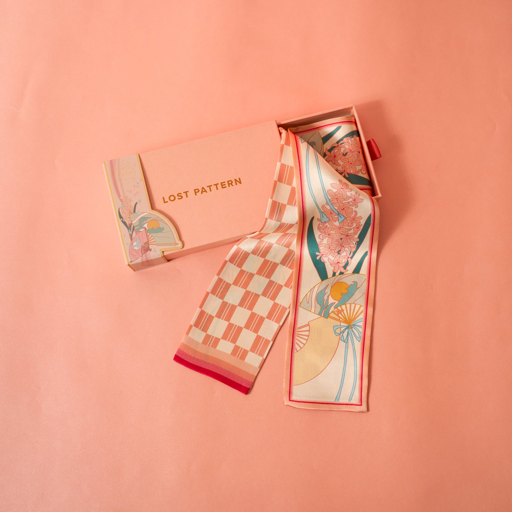 Accessories, Pink Twilly Lv Print Or Skinny Scarf