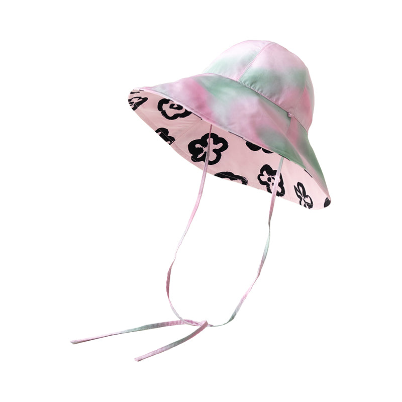 Reversible Sun Hat - Pink - Pink - LOST PATTERN