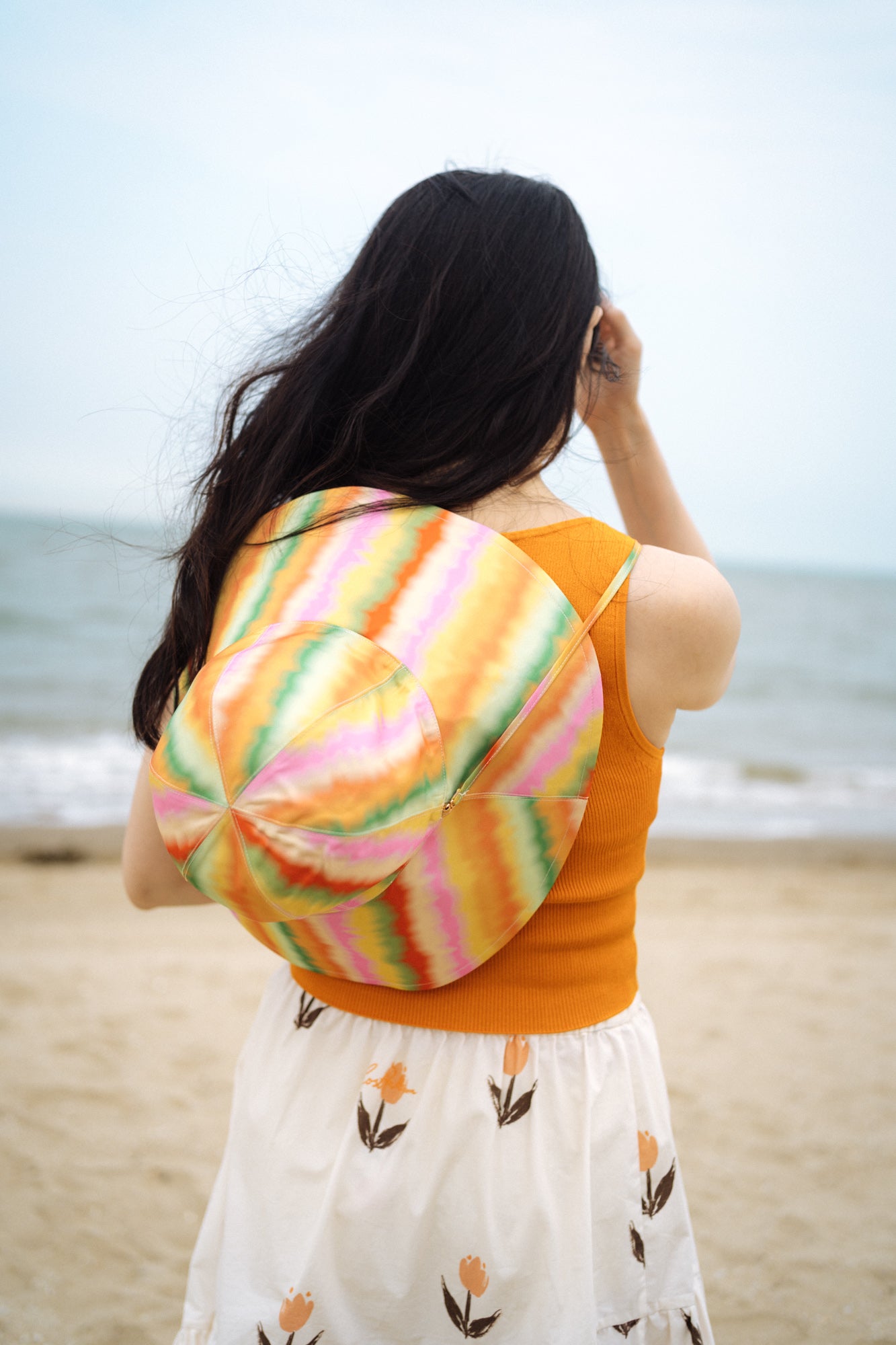 "Day Dream" Reversible Sun Hat - Rainbow - LOST PATTERN Hats